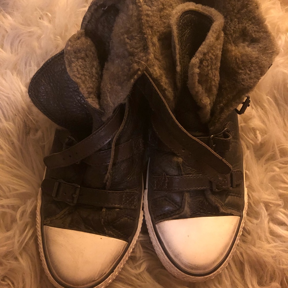 Ash sneakers fur ugg size 40 (9) brown 💙💙